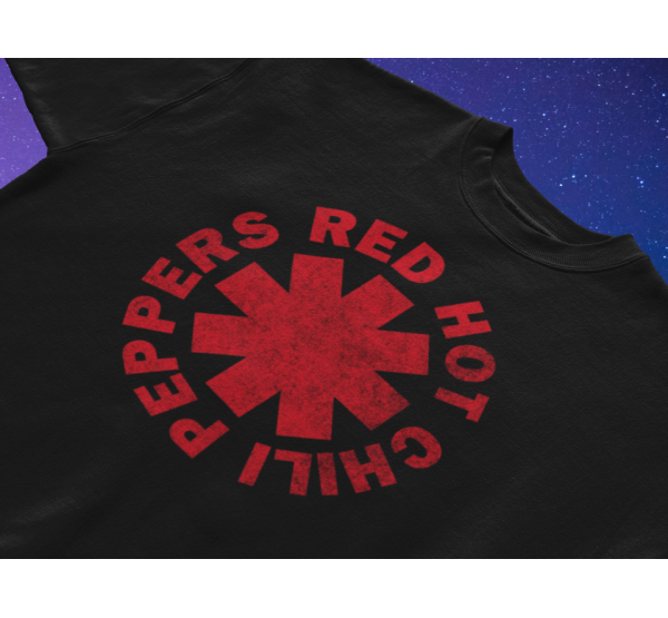 RHCP Red Logo Distressed